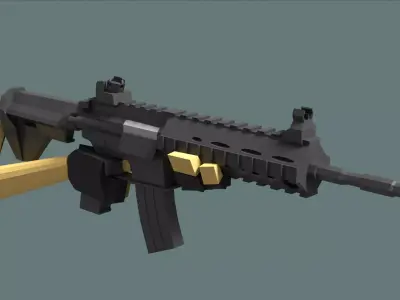 Low Poly FPS Starter Kit Low-poly 3D model