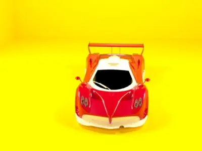 ZONDA sports car Free 3D model