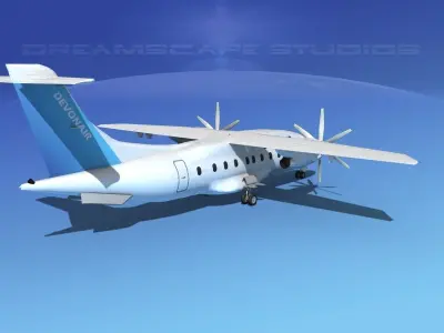 Dornier Do-328-130 Devon Air 3D model