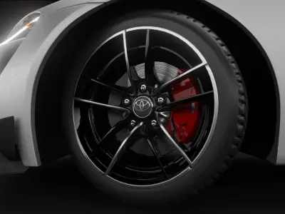 2020 Toyota Supra MK5 A90 Free 3D model