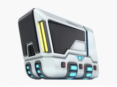 Hover truck 01 3D model