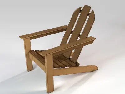 Deck chair Free 3D model