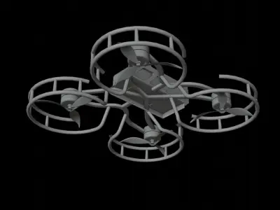 INDOOR FPV DRONE Free 3D model