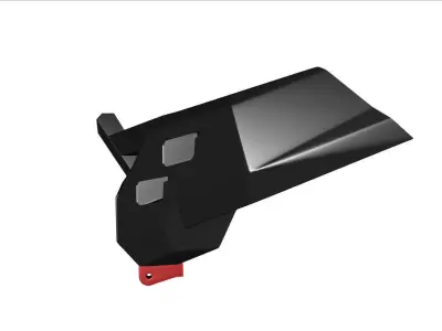 Bumper Front Ecotechne For Toyota Tacoma 3D model