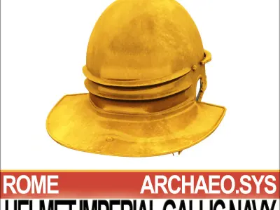Roman Helmet Imperial Gallic Navy 3D model