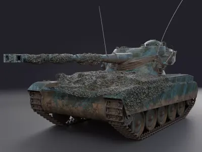 AMX-13 90 PBR Model 3D model
