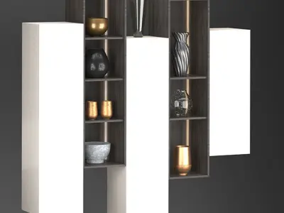 Hanged Cabinet Free 3D model