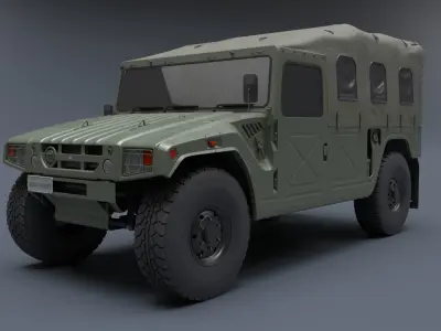 JGSDF Japan Ground Self-Defense Force Koukidousha 3D model