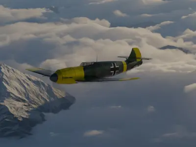 Messerschmitt Bf 109 3D model