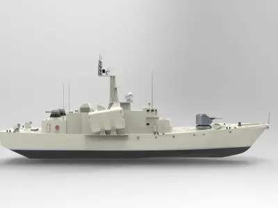 Tarantul class corvette  3D model