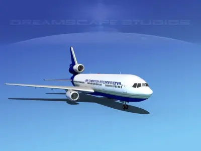 Douglas DC-10 Air Charter Intl 3D model