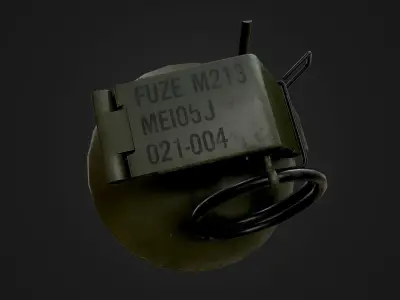 M67 Hand Grenade Low-poly 3D model buy