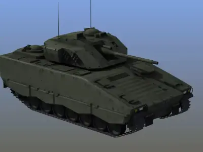 CV 90 Armored Personel Carrier 3D model