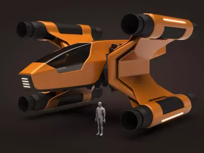 Spaceship Rigel 3D model