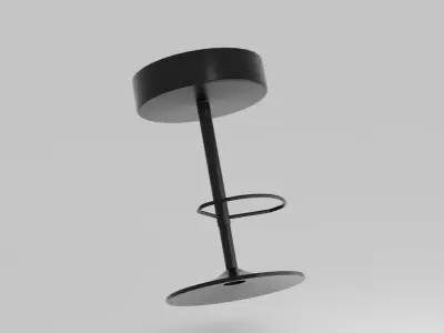 Modern Bar Chair Free 3D model