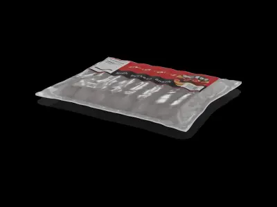 Meat snacks and cabanossi Meat Snack Sticks 3D model