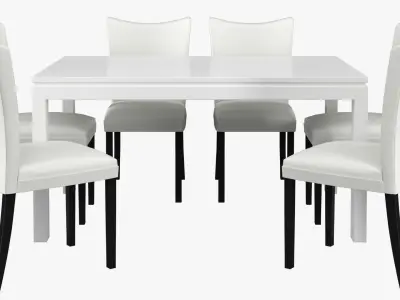 Lamia Dining Table Free 3D model