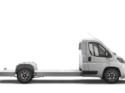 Fiat Ducato 3540 L4 platform cab 2022 3D model