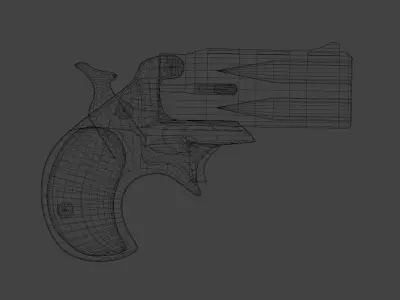 Derringer Low-poly 3D model