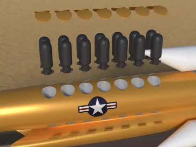 Vought SLAM Supersonic Low Altitude Missile 3D model