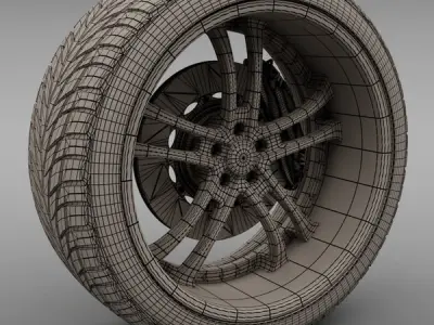 Savini Forged SV-21S Wheel 3D model