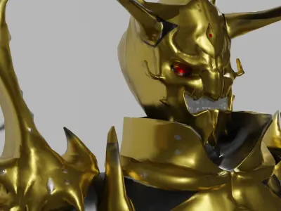 Giraffa Undead 3D model