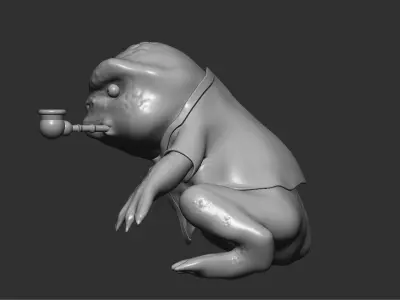 GamaBunta frog NARUTO 3D model