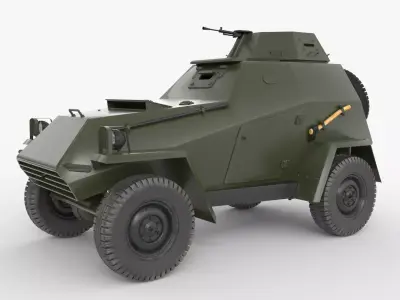 BA 64  Arnold 3D model