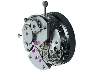 mechanical watch body 3D model