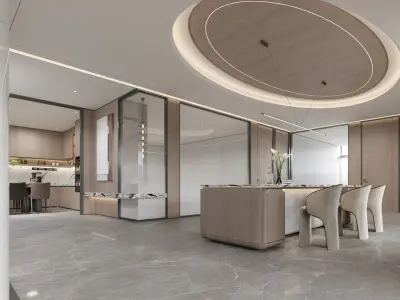 office interior 3D model 23