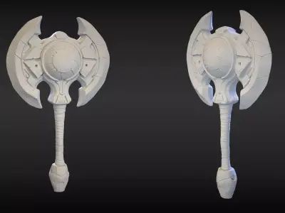 Stylized Axe 29 3D model