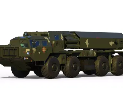 MLRS Vilkha 3D model