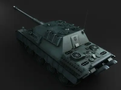 Jagdpanther Tank Germany Jagdpanther tank 3D model