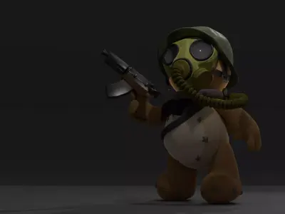 Teddy bear stalker Free 3D model
