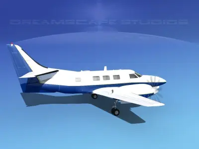Swearingen SA226-T Merlin III V15 3D model