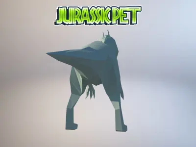 T-Rex Hybrid Low-poly 3D model