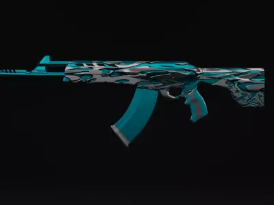 Vandal paint Low-poly 3D model