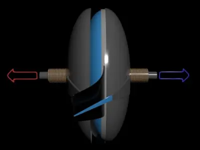 Electro Mechanical Tail - Aero-Nautical Propulsion - Concept 3D model