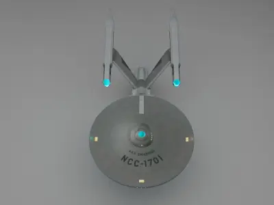 USS Enterprise - Star Trek Model 3D model