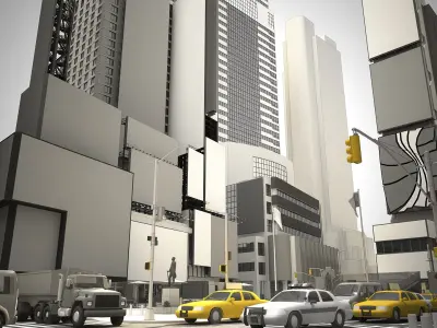 Times Square 3D model