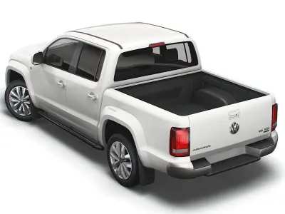 Volkswagen Amarok Highline DoubleCab UK-spec 2020 3D model