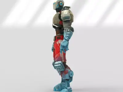 AIM skin from Fortnite 3D model