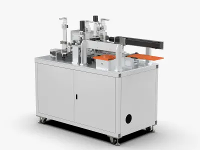 Fully Automatic Dipping Tin Soldering Machine 3D model