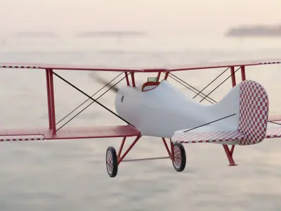 Biplane  3D model