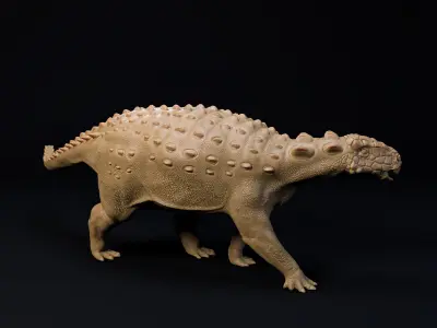 Minmi 1-35 scale pre-supported dinosaur FREE model Free 3D print model