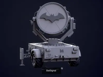 Cat over the signal 3D Model Collection