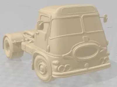 ERF KV Series 4x2 Lorry 1963 Printable Truck 3D print model