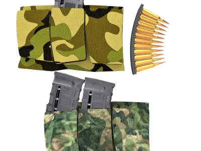 magazine pouch 3d model 3D model