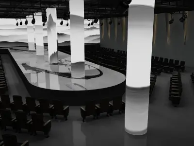 Catwalk Stage 3D model