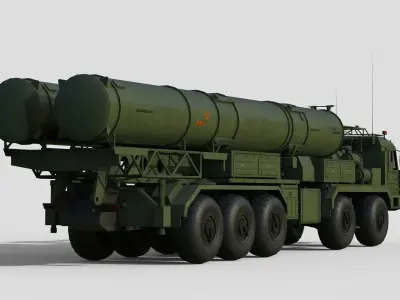 S-500 Prometheus missile system 3D model